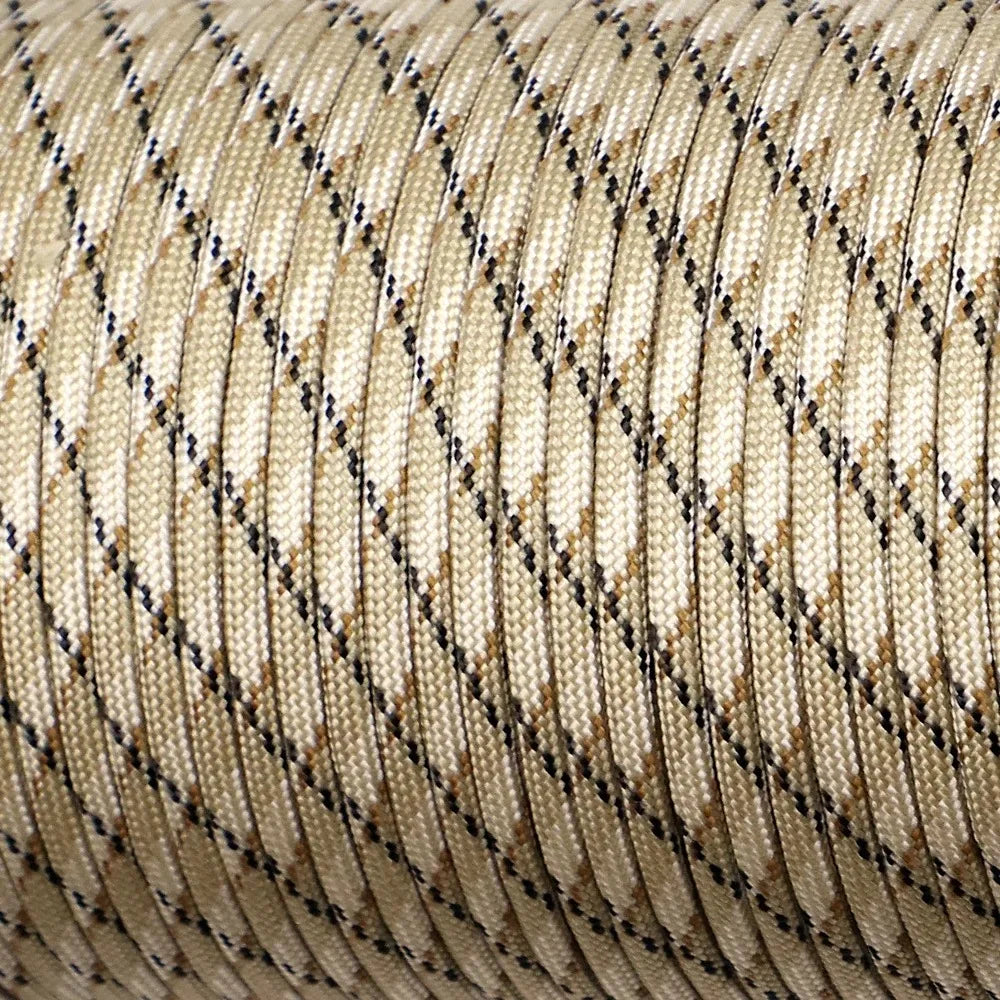 7-Cores 550 Paracord Rope 5 15 30 M Dia.4Mm Cord for Outdoor Camping Survival Lanyard Parachute Hiking Tent Accessories