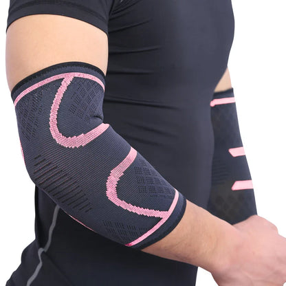 Elbow Support Brace Elastic Fitness Sport Elbow Protective Pad Absorbs Sweat Sport Arm Sleeve Elbow Brace