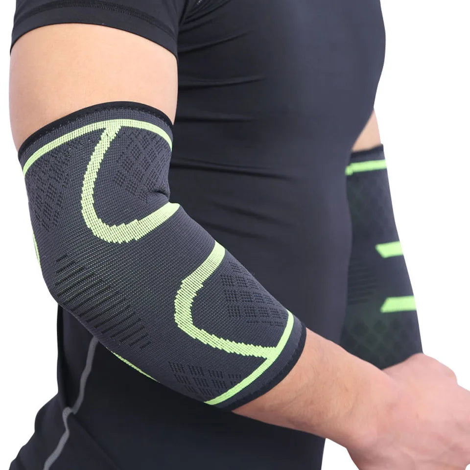 Elbow Support Brace Elastic Fitness Sport Elbow Protective Pad Absorbs Sweat Sport Arm Sleeve Elbow Brace