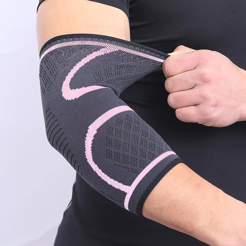 Elbow Support Brace Elastic Fitness Sport Elbow Protective Pad Absorbs Sweat Sport Arm Sleeve Elbow Brace
