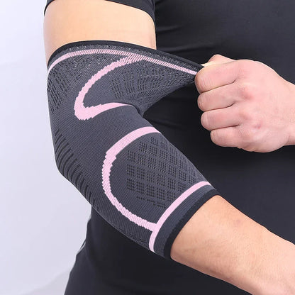 Elbow Support Brace Elastic Fitness Sport Elbow Protective Pad Absorbs Sweat Sport Arm Sleeve Elbow Brace