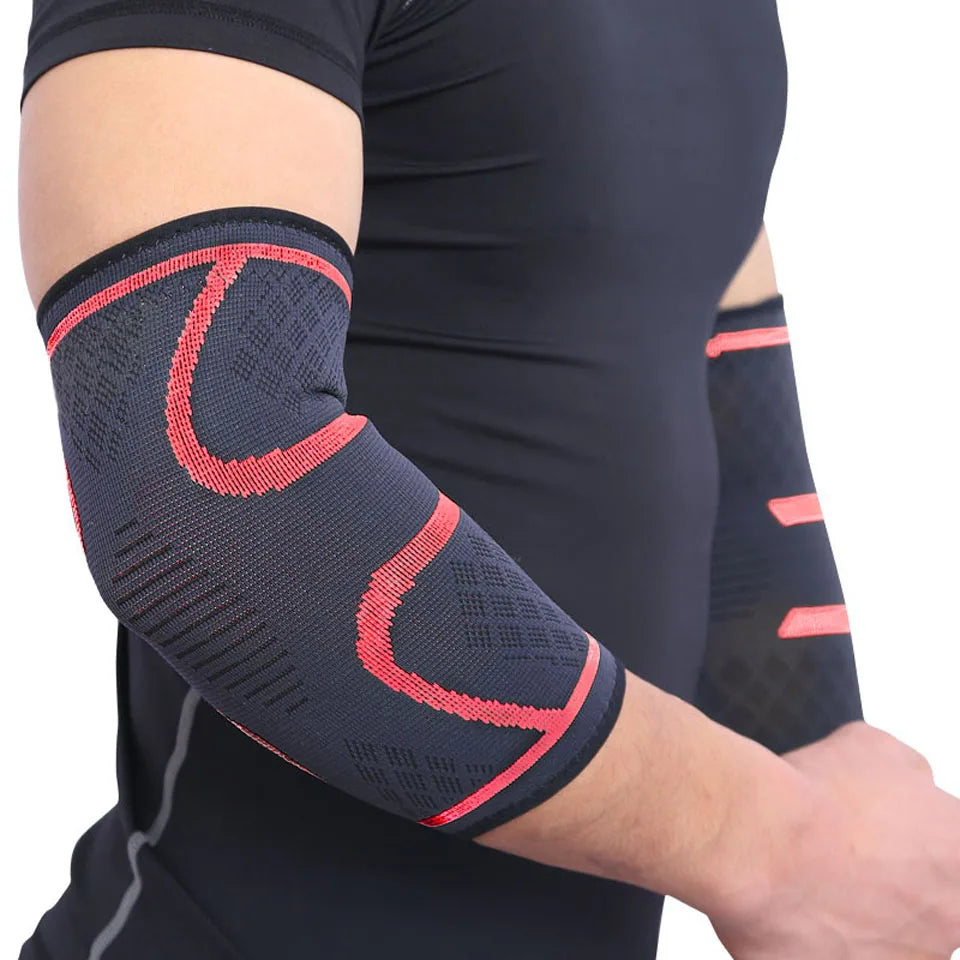 Elbow Support Brace Elastic Fitness Sport Elbow Protective Pad Absorbs Sweat Sport Arm Sleeve Elbow Brace