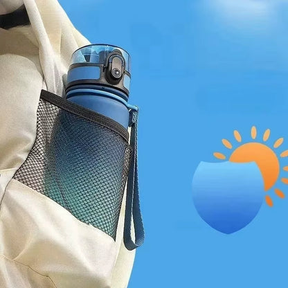 1000Ml Large Capacity Sports Water Bottle Leakproof Colorful Plastic Drinking Bottles Outdoor Travel Cycling Hiking Gym Jugs