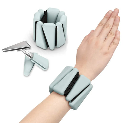 Adjustable Wrist Weight Bracelet Sweat-proof Silicone Weighted Wrist Strap Universal Skin Friendly