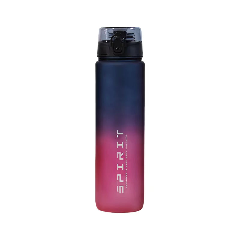 1000Ml Large Capacity Sports Water Bottle Leakproof Colorful Plastic Drinking Bottles Outdoor Travel Cycling Hiking Gym Jugs