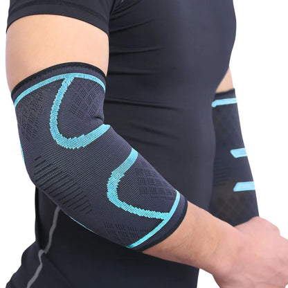 Elbow Support Brace Elastic Fitness Sport Elbow Protective Pad Absorbs Sweat Sport Arm Sleeve Elbow Brace