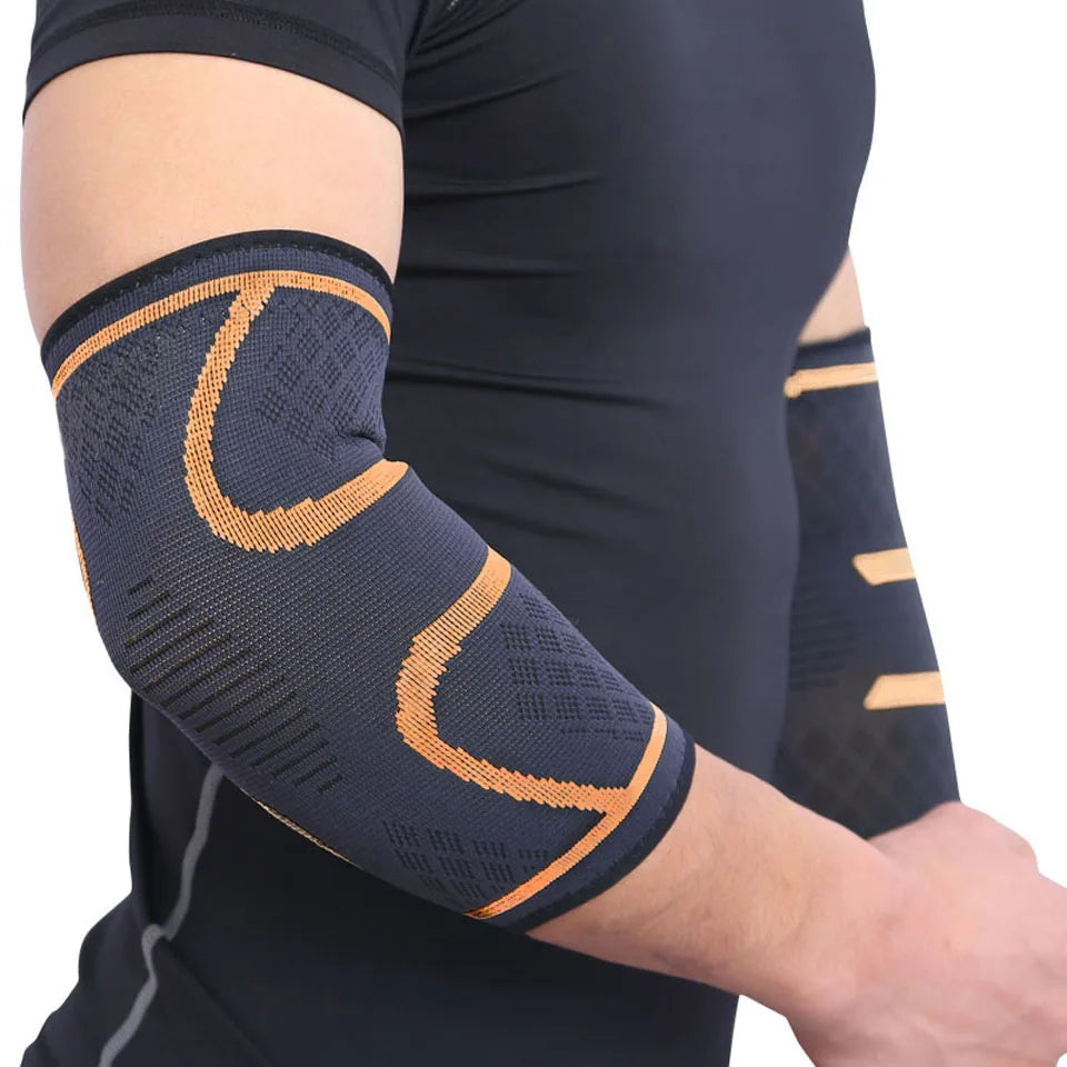 Elbow Support Brace Elastic Fitness Sport Elbow Protective Pad Absorbs Sweat Sport Arm Sleeve Elbow Brace