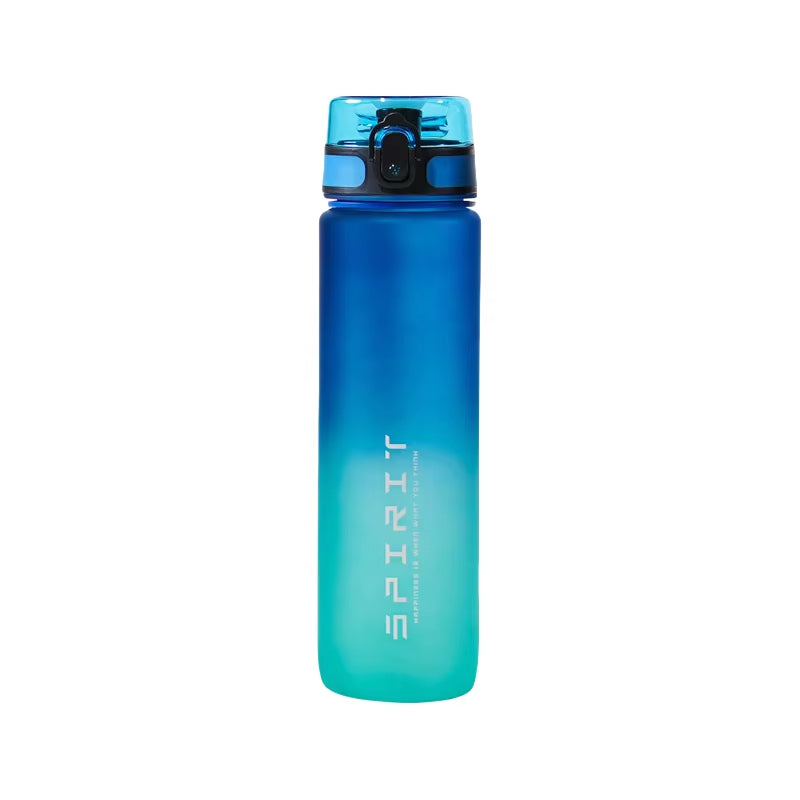 1000Ml Large Capacity Sports Water Bottle Leakproof Colorful Plastic Drinking Bottles Outdoor Travel Cycling Hiking Gym Jugs